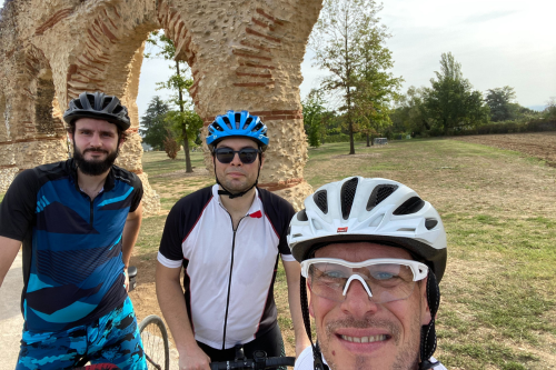 Une nouvelle sortie vélo pour Guillaume, Arthur et Kevin