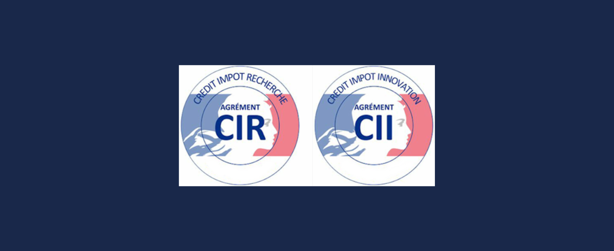 Logo du CIR et CII crédit d'impôt recherche et du crédit d'impôt innovation