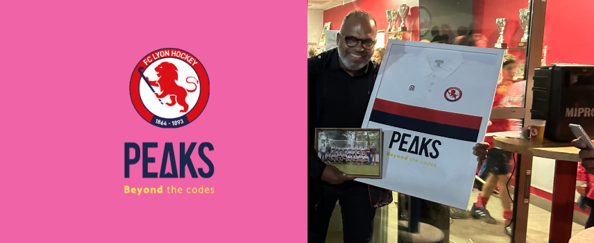 Peaks est sponsor du FC Lyon Hockey, remise des maillots