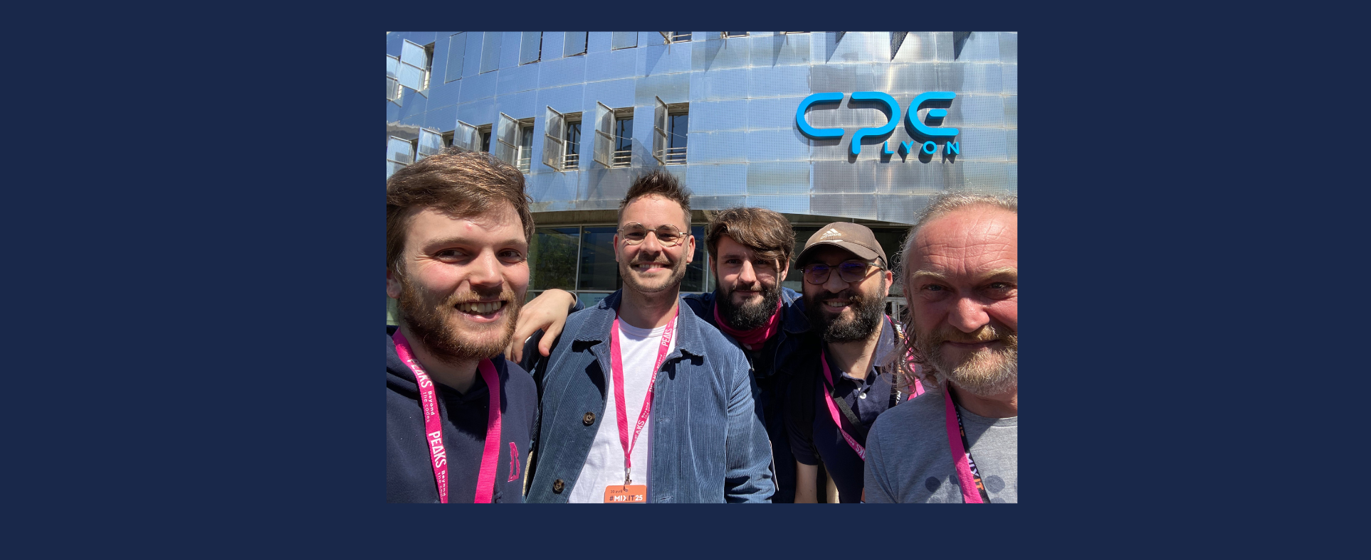 Equipe Peaks au MIX IT 2025